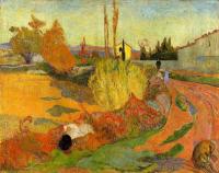 Gauguin, Paul - Landscape, Farmhouse in Arles